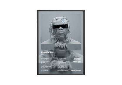 Gunna 'DS4EVER' Album Poster | Hype Posters