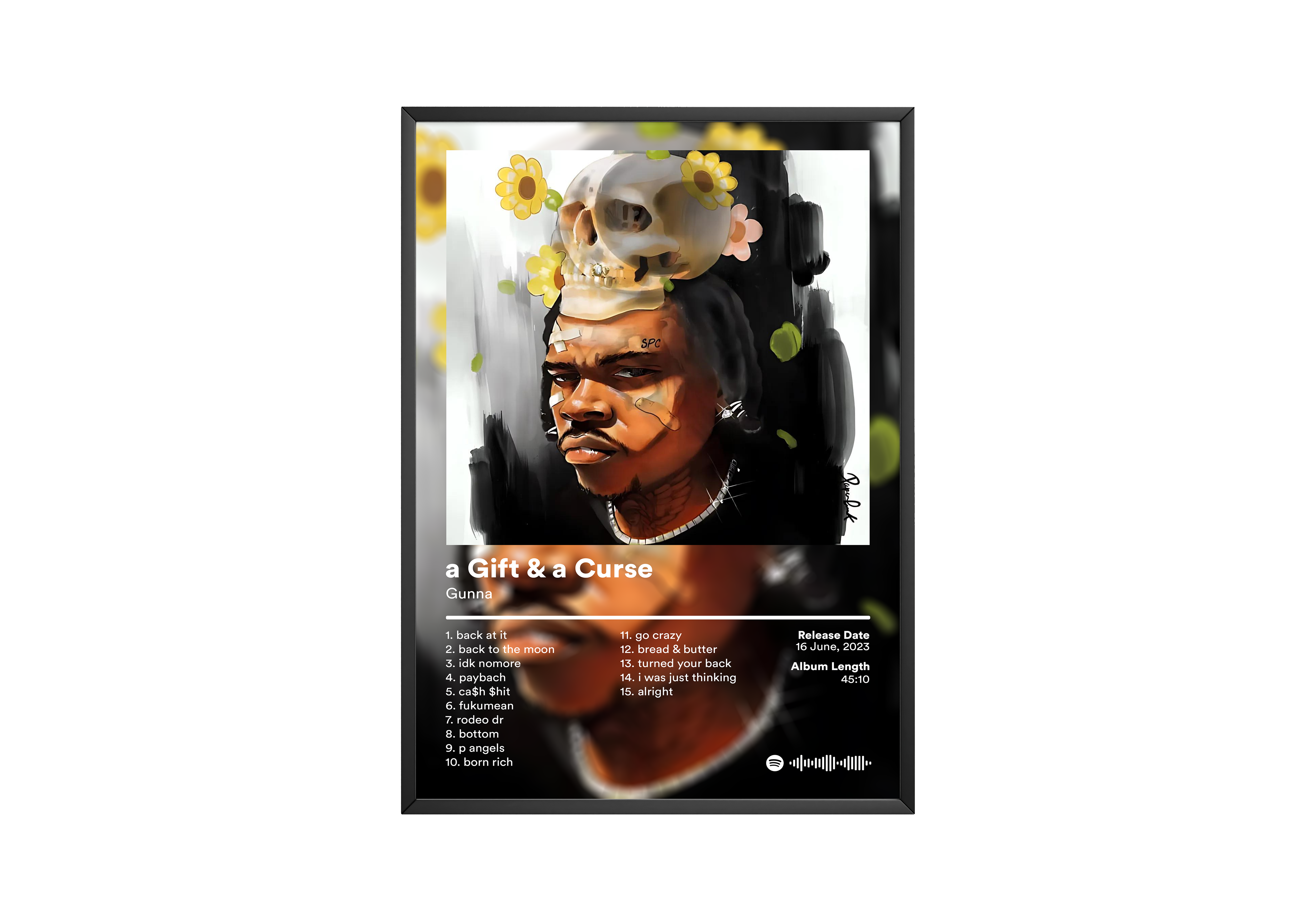 Gunna 'a Gift & a Curse' Album Poster | Hype Posters