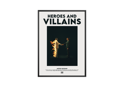 Metro Boomin 'Heroes & Villains' V2 Poster | Hype Posters
