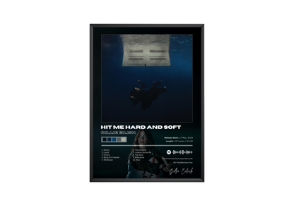 Billie Eilish 'Hit Me Hard And Soft' Album Poster | Hype Posters
