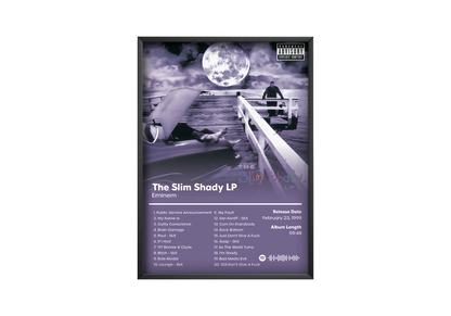 Eminem 'The Slim Shady LP' Album Poster | Hype Posters