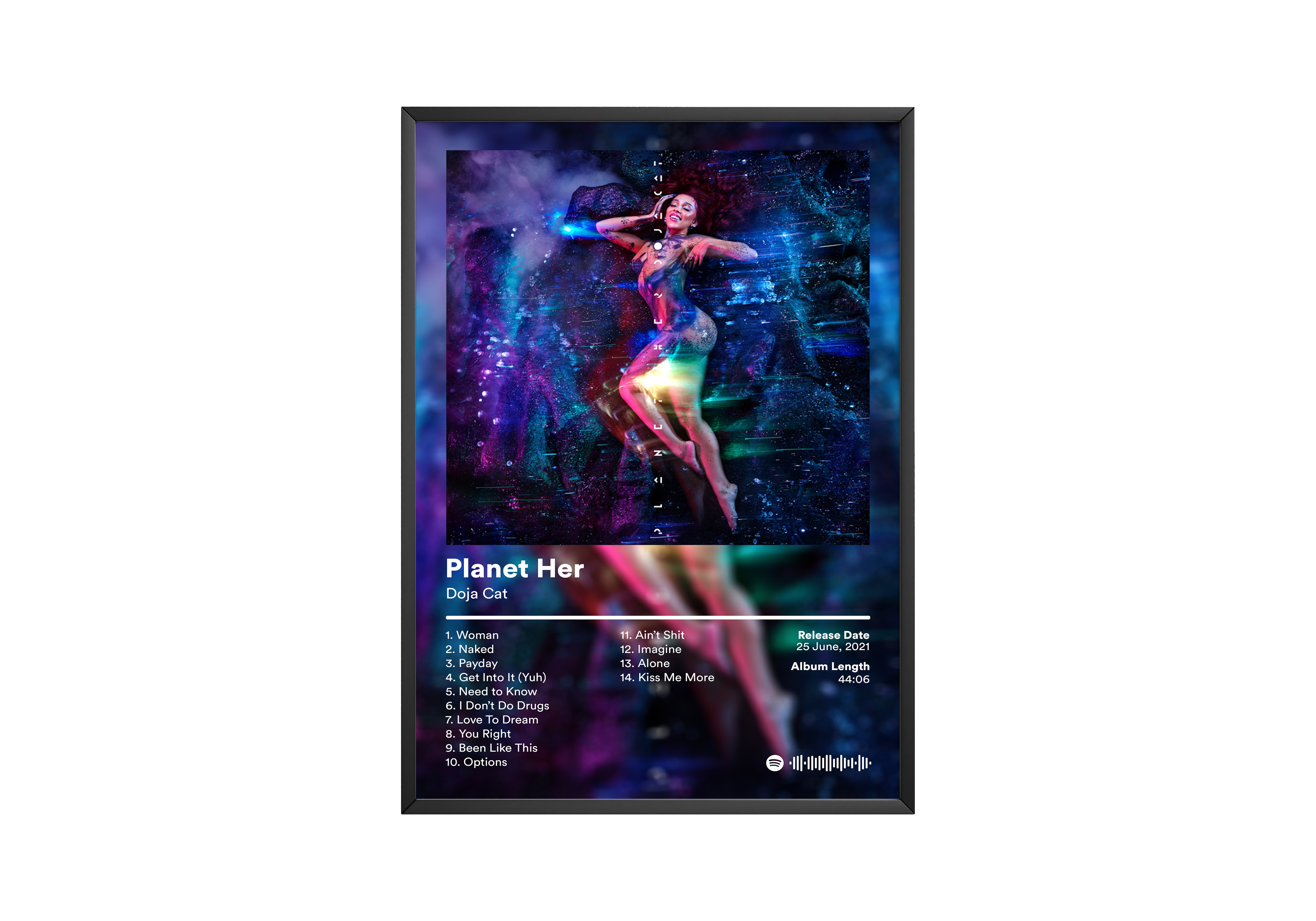 Doja Cat 'Planet Her' Album Poster | Hype Posters