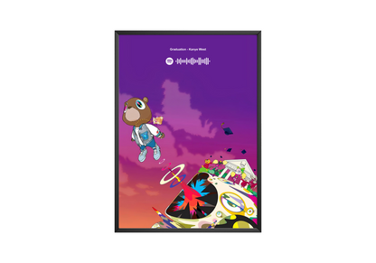 Kanye West 'Graduation' Spotify Poster | Hype Posters