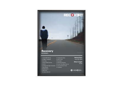 Eminem 'Recovery' Album Poster | Hype Posters