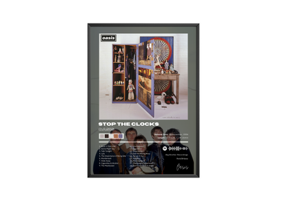 Oasis 'Stop The Clocks' Album Poster | Hype Posters