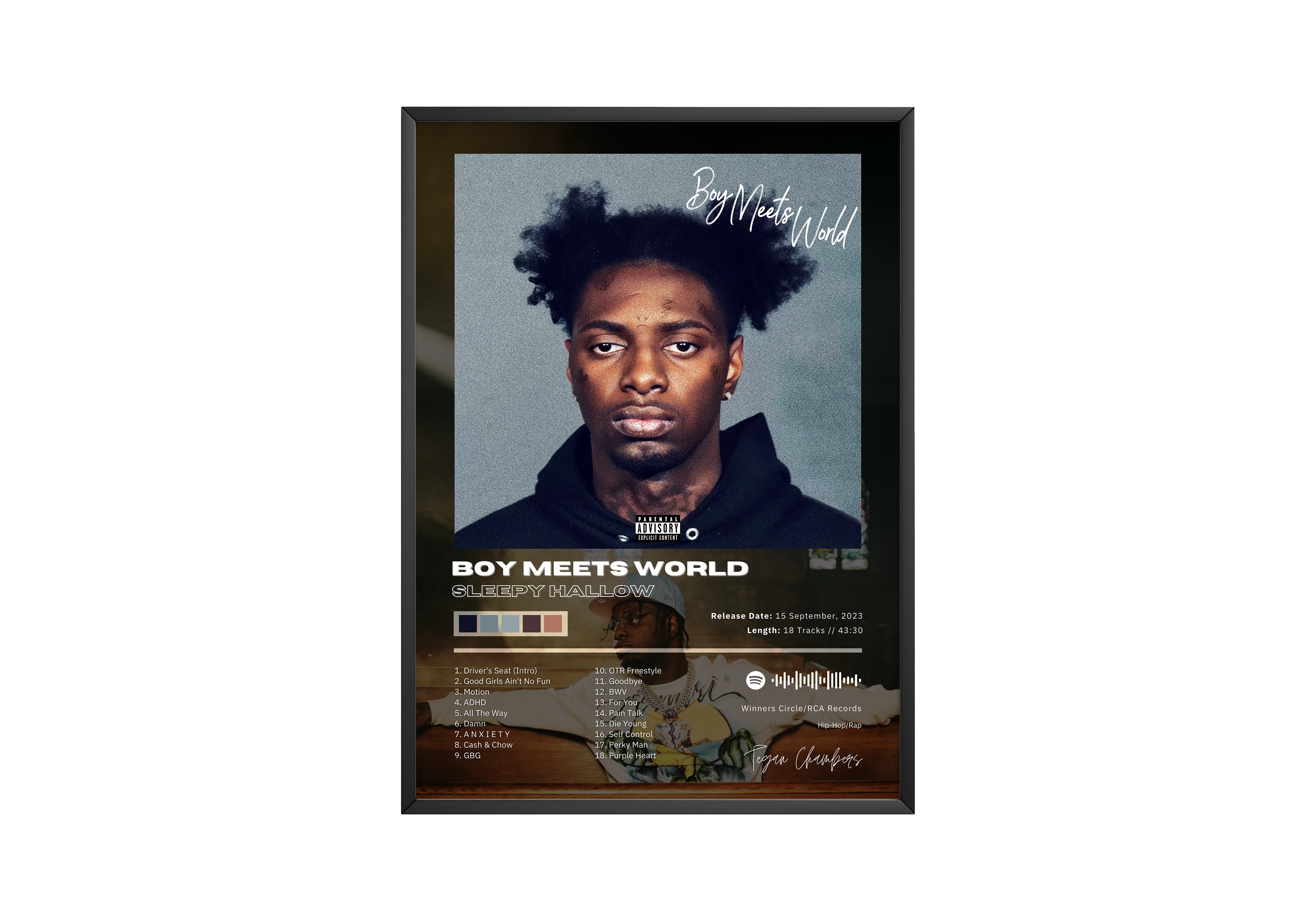 Sleepy Hallow 'Boy Meets World' Album Poster | Hype Posters