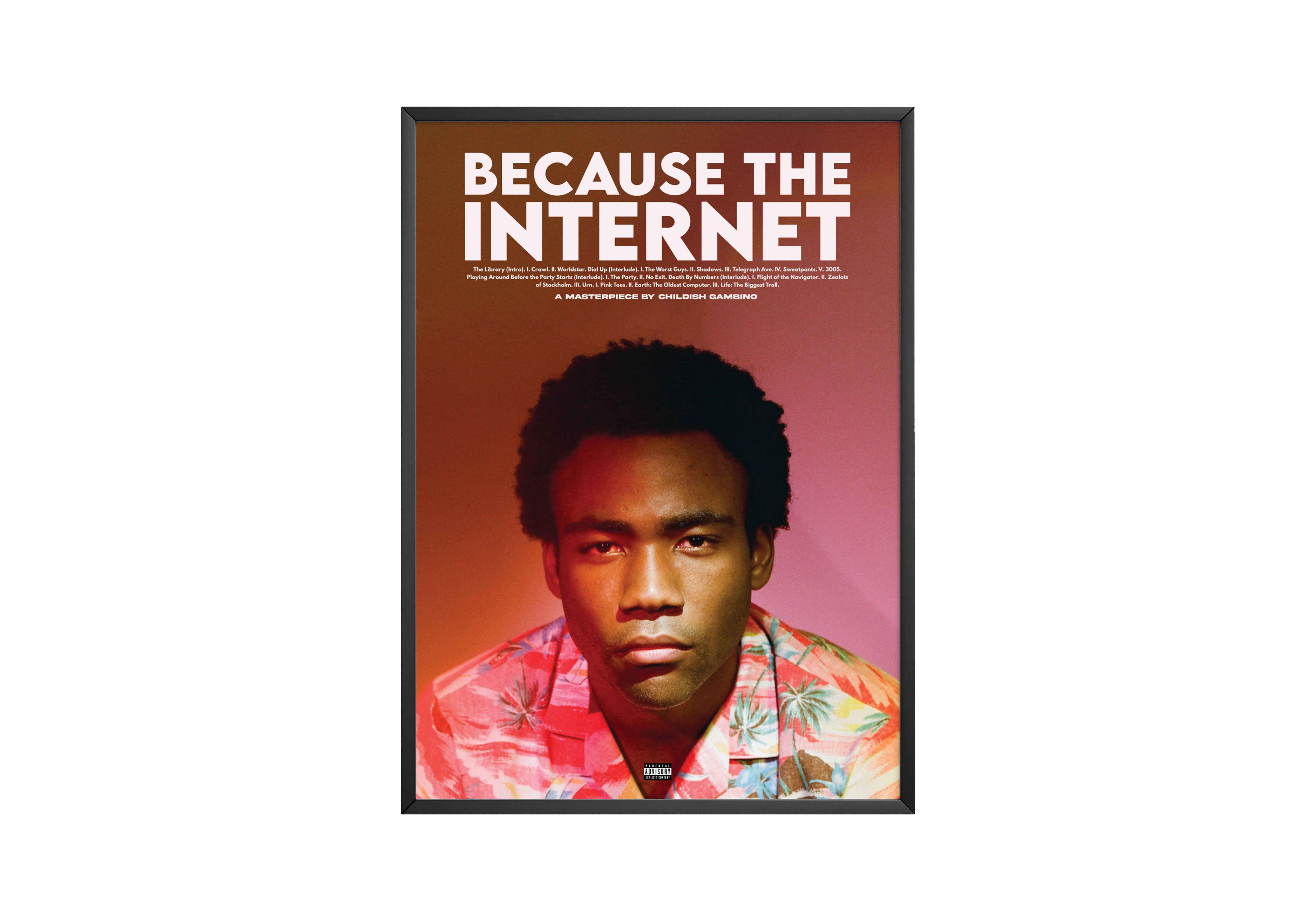 Childish Gambino 'Because The Internet' Poster | Hype Posters