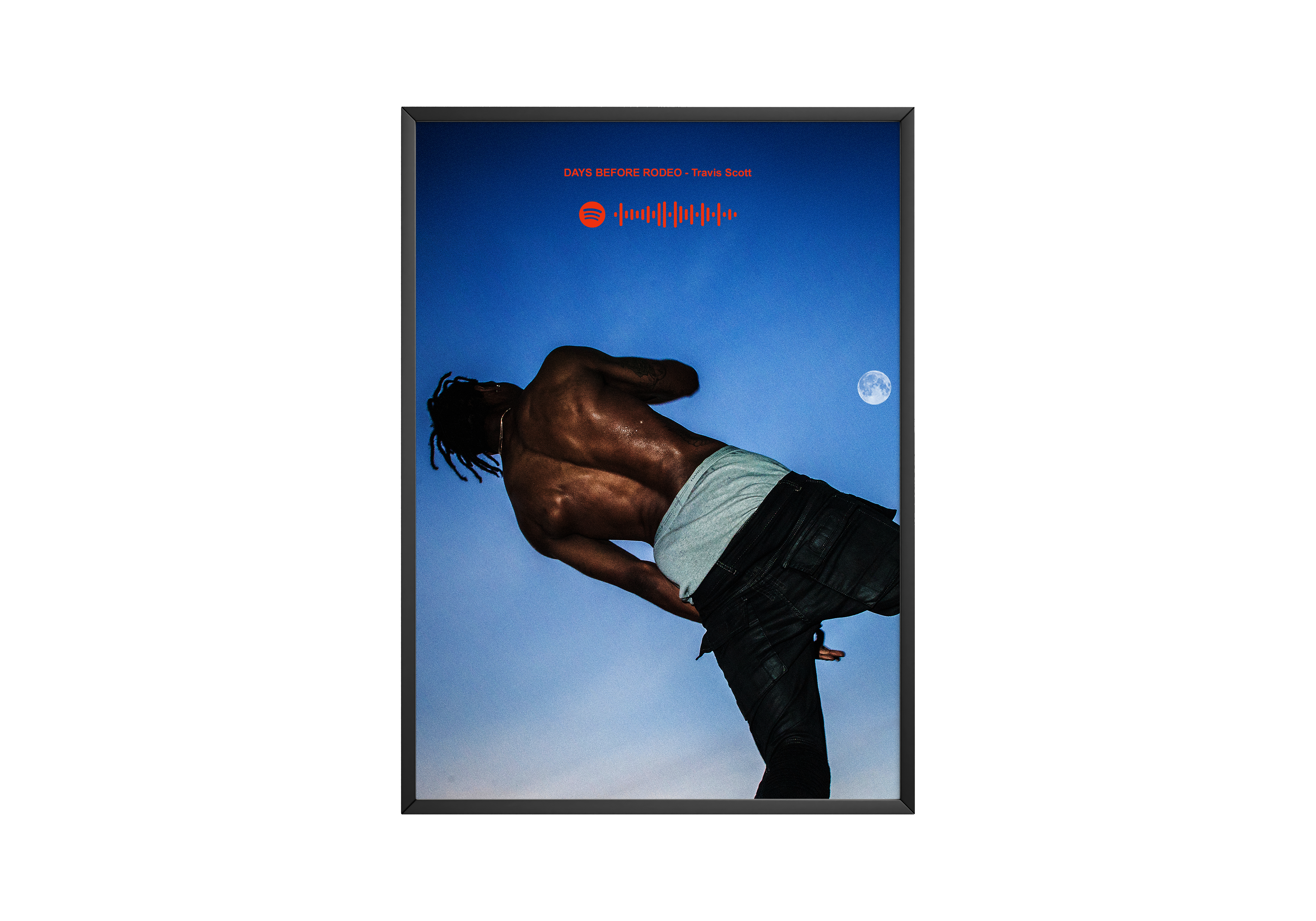 Travis Scott 'Days Before Rodeo' Spotify Poster | Hype Posters