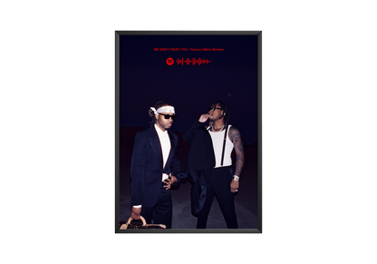 Future x Metro Boomin 'WE DON'T TRUST YOU' Spotify Poster | Hype Posters