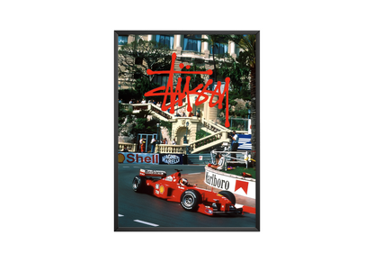 Stussy Ferrari F1 Poster | Hype Posters
