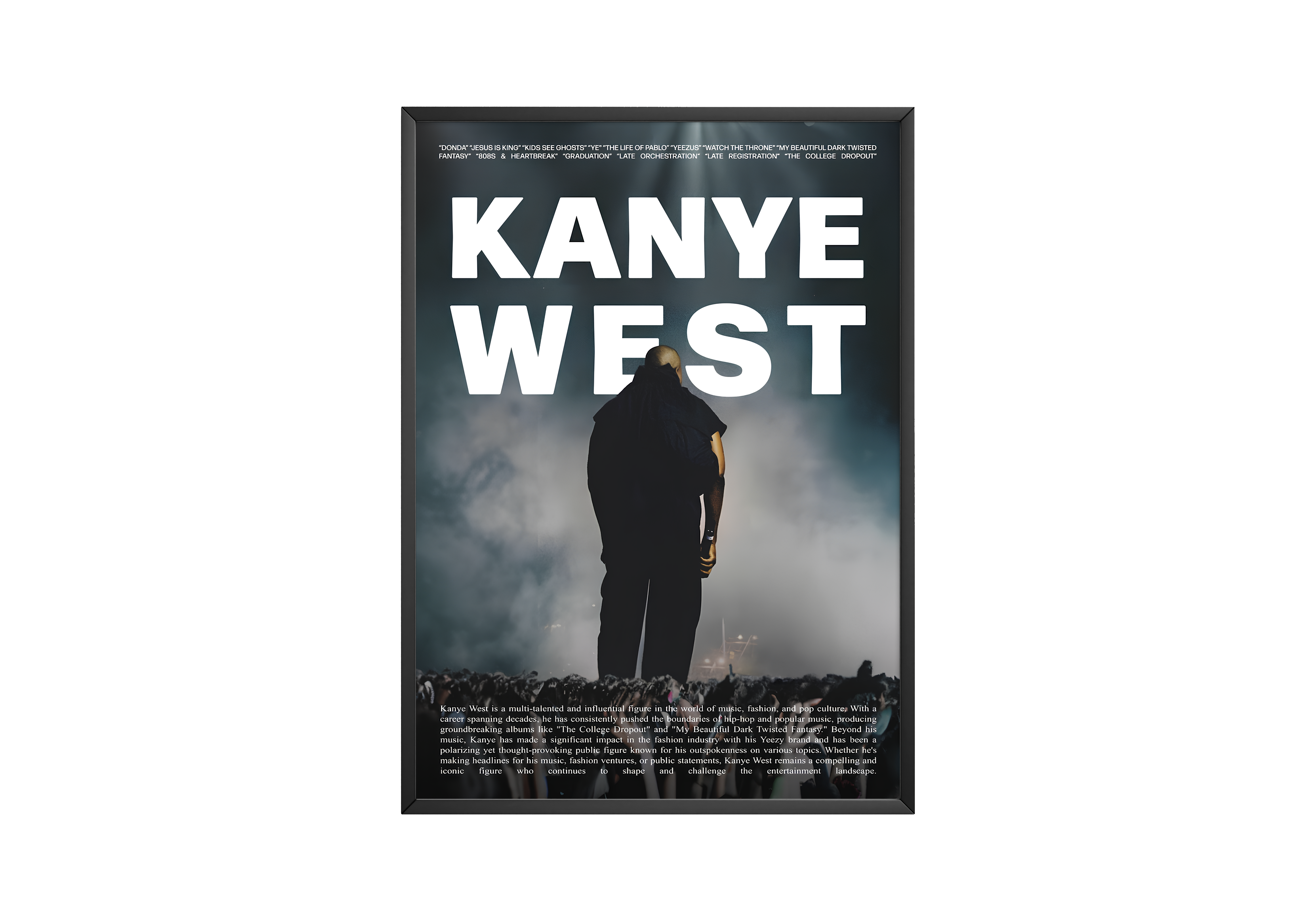 Kanye West 'My Lifes Work' Poster | Hype Posters