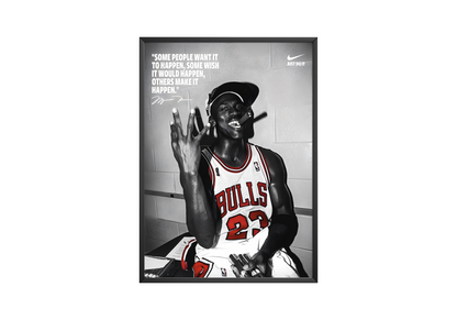 Michael Jordan Vintage Trophy Poster | Hype Posters