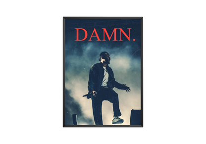 Kendrick Lamar 'Damn' Stage Poster | Hype Posters