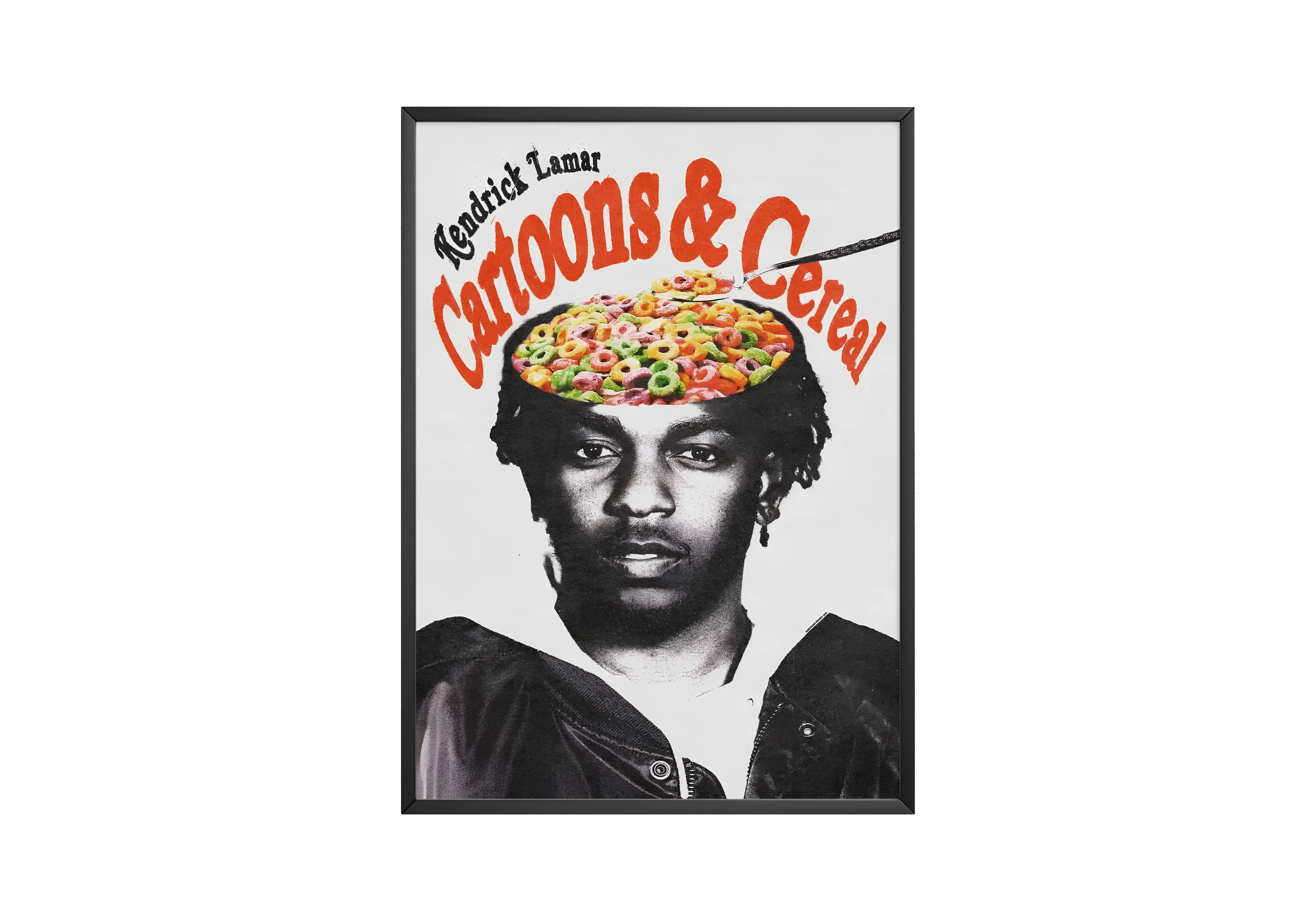 Kendrick Lamar - Cartoons & Cereal Poster | Hype Posters