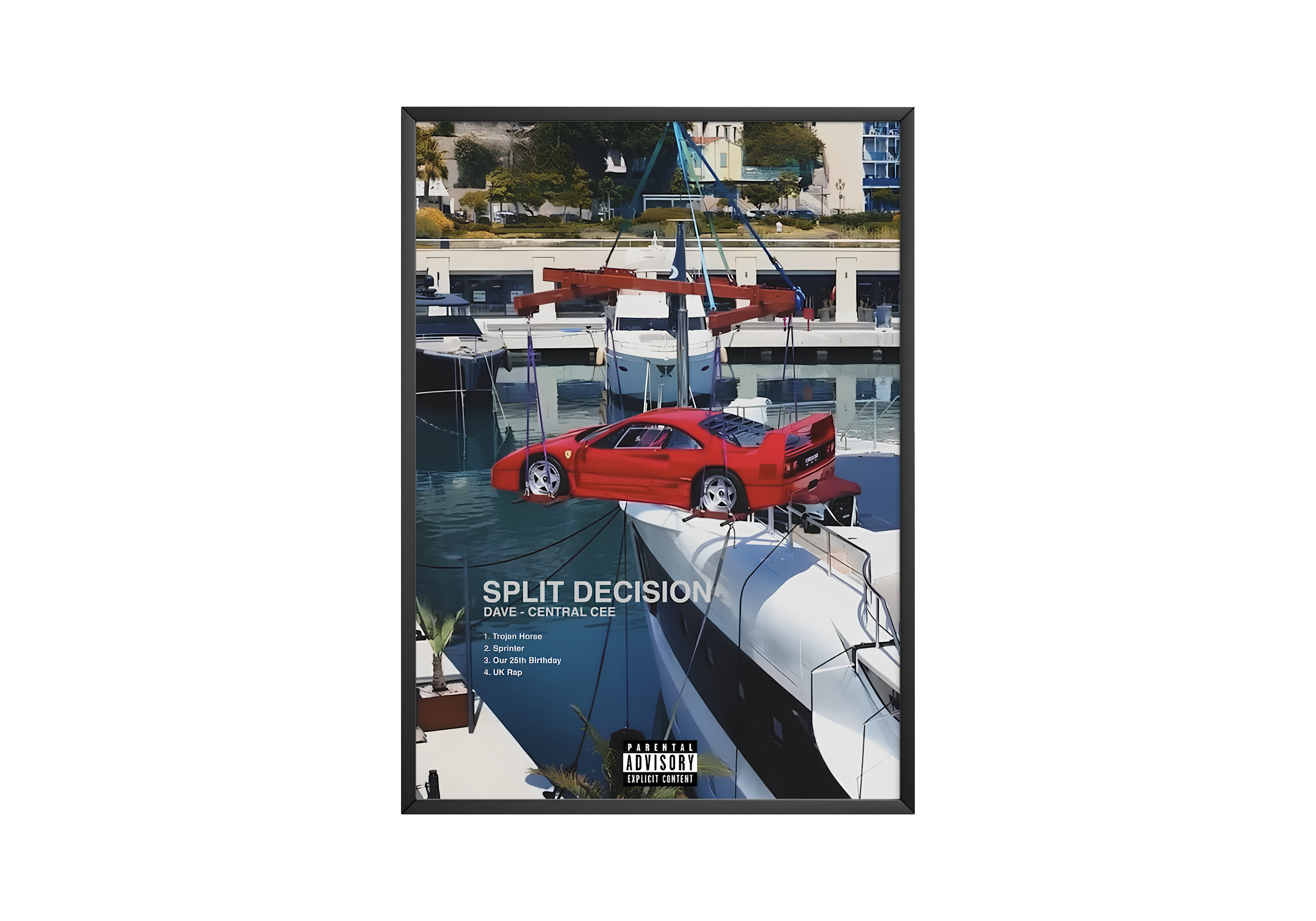 Central Cee Split Decision Poster | Hype Posters