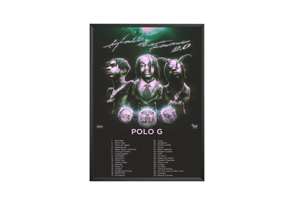 Polo G - "Hall Of Fame 2.0" Album Poster | Hype Posters