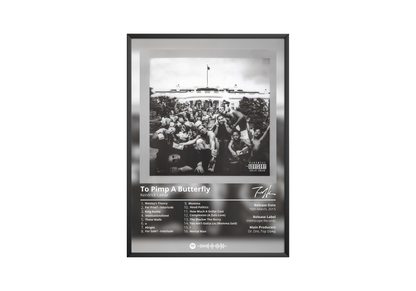 Kendrick Lamar - "To Pimp A Butterfly" Album Poster | Hype Posters