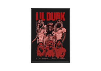 Lil Durk 'Restricted' Poster | Hype Posters