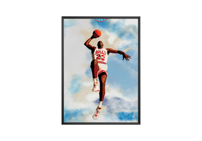 Jordan Bulls Fly Poster | Hype Posters