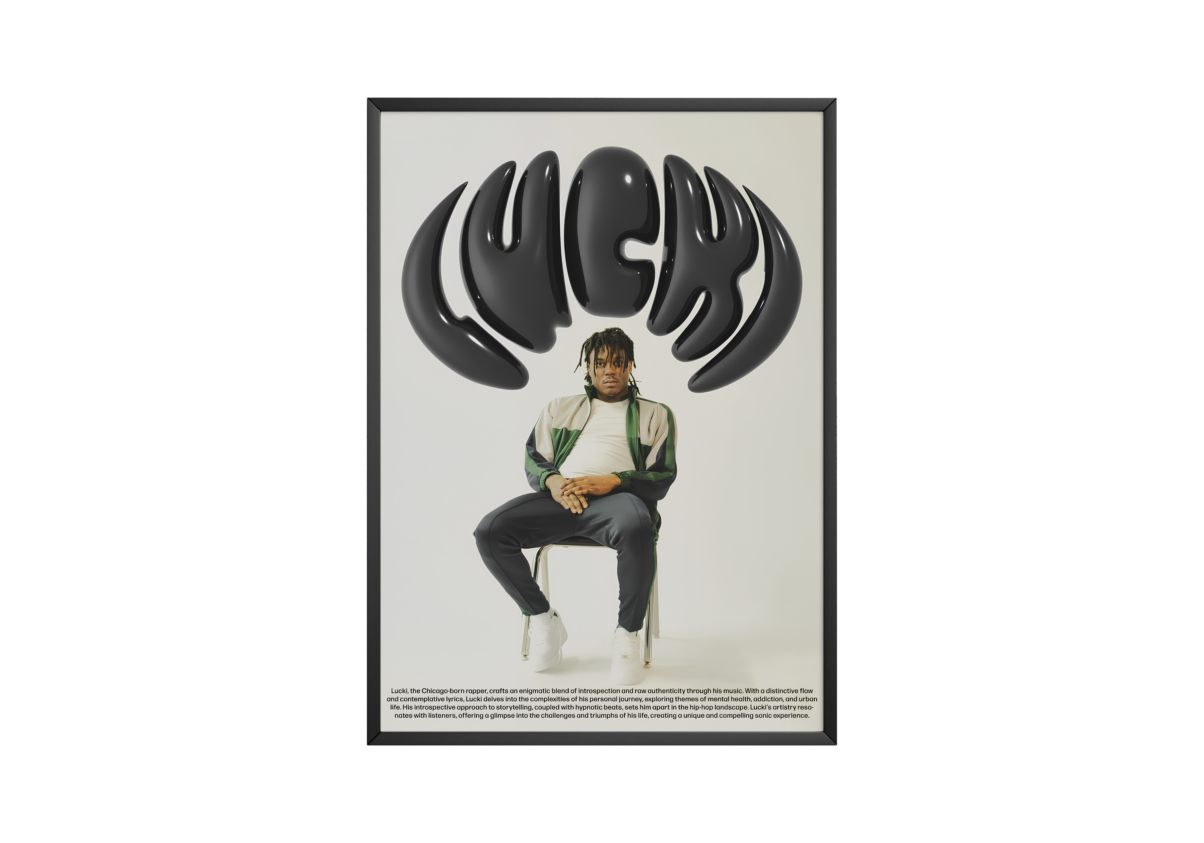 Lucki 'Focus' Poster | Hype Posters