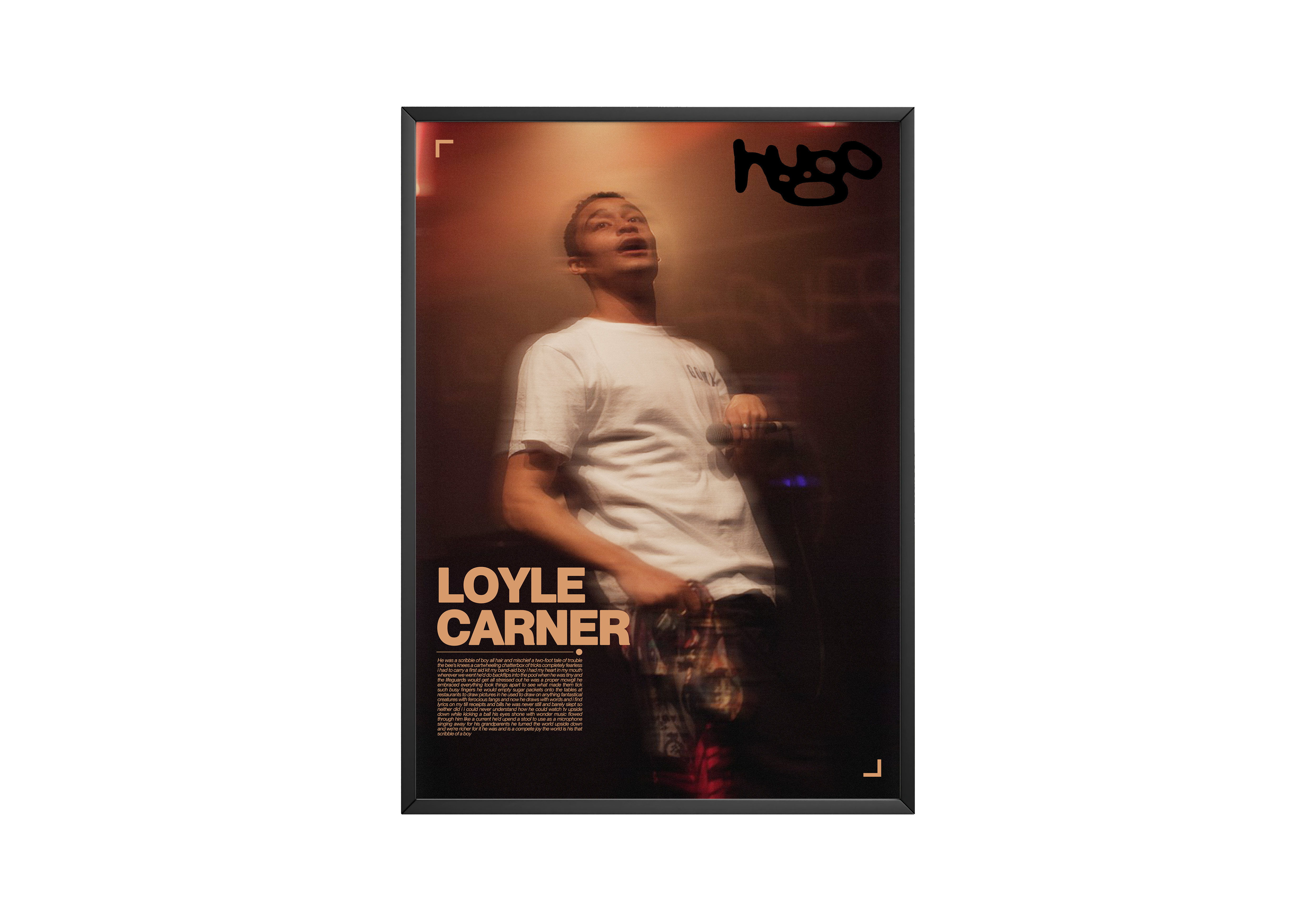 Loyle Carner - Snapshot Poster | Hype Posters