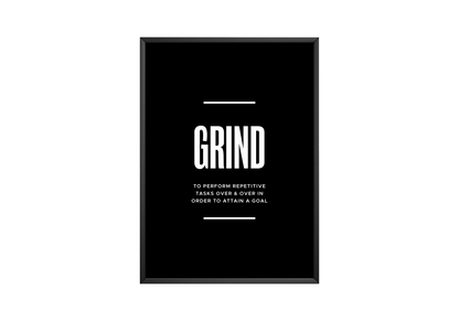 Grind Poster | Hype Posters