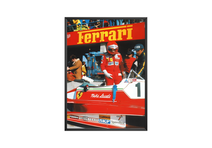 Ferrari Lauda F1 Vintage Poster | Hype Posters