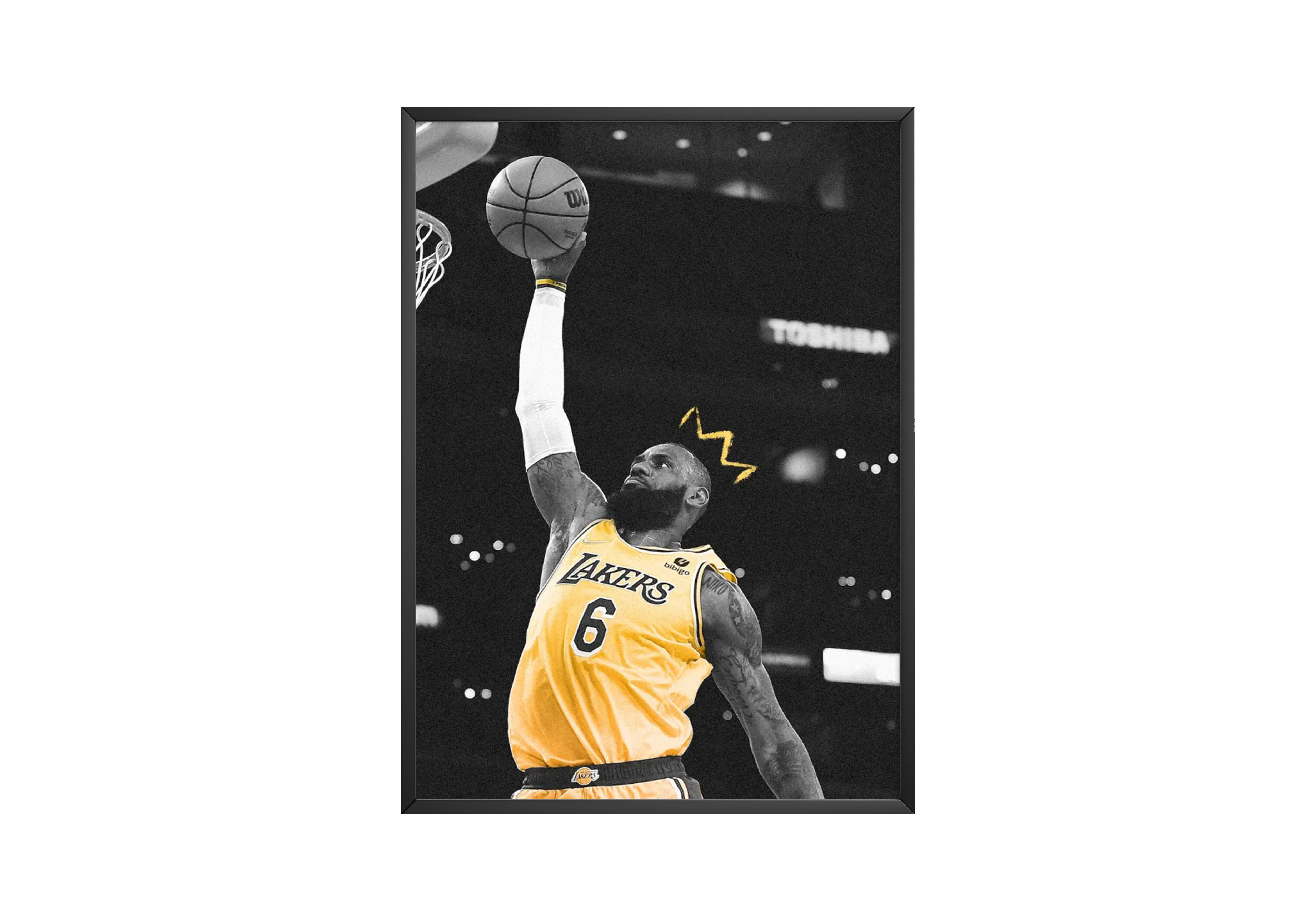Lebron James 'KING' Poster | Hype Posters
