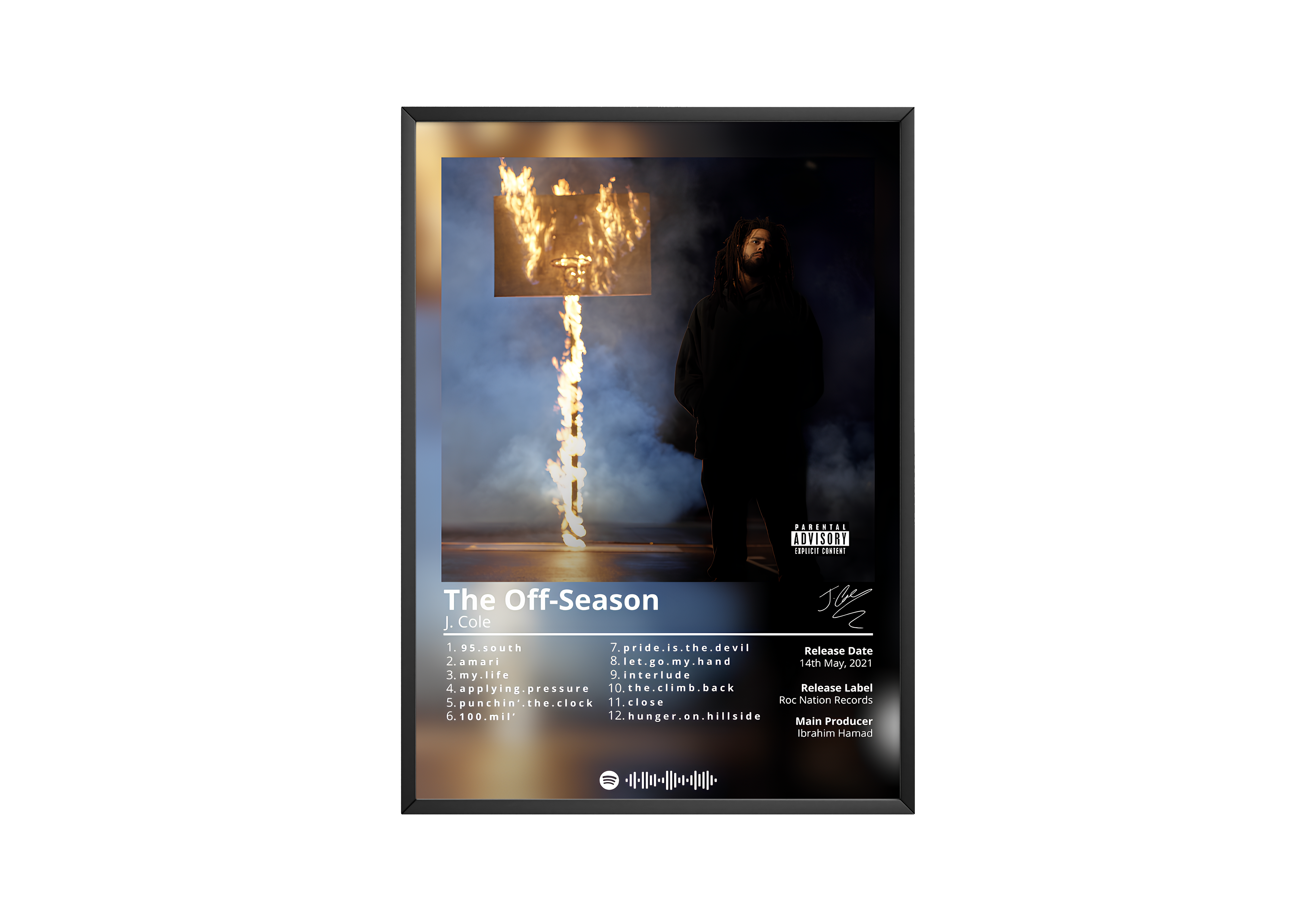 J Cole 'The Off-Season' Album Poster | Hype Posters