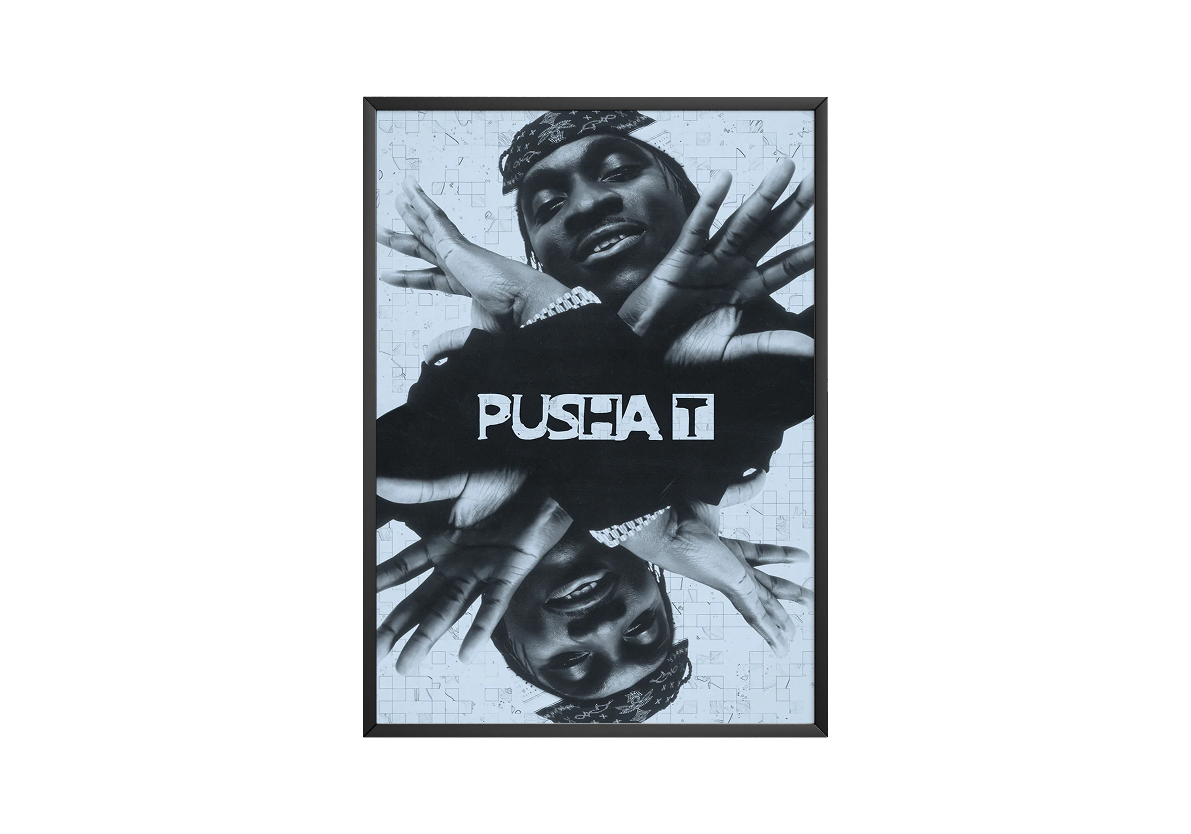 Pusha T 'Mirrored' Poster | Hype Posters