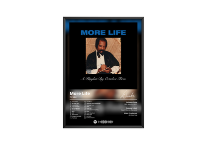 Drake 'More Life' Album Poster | Hype Posters