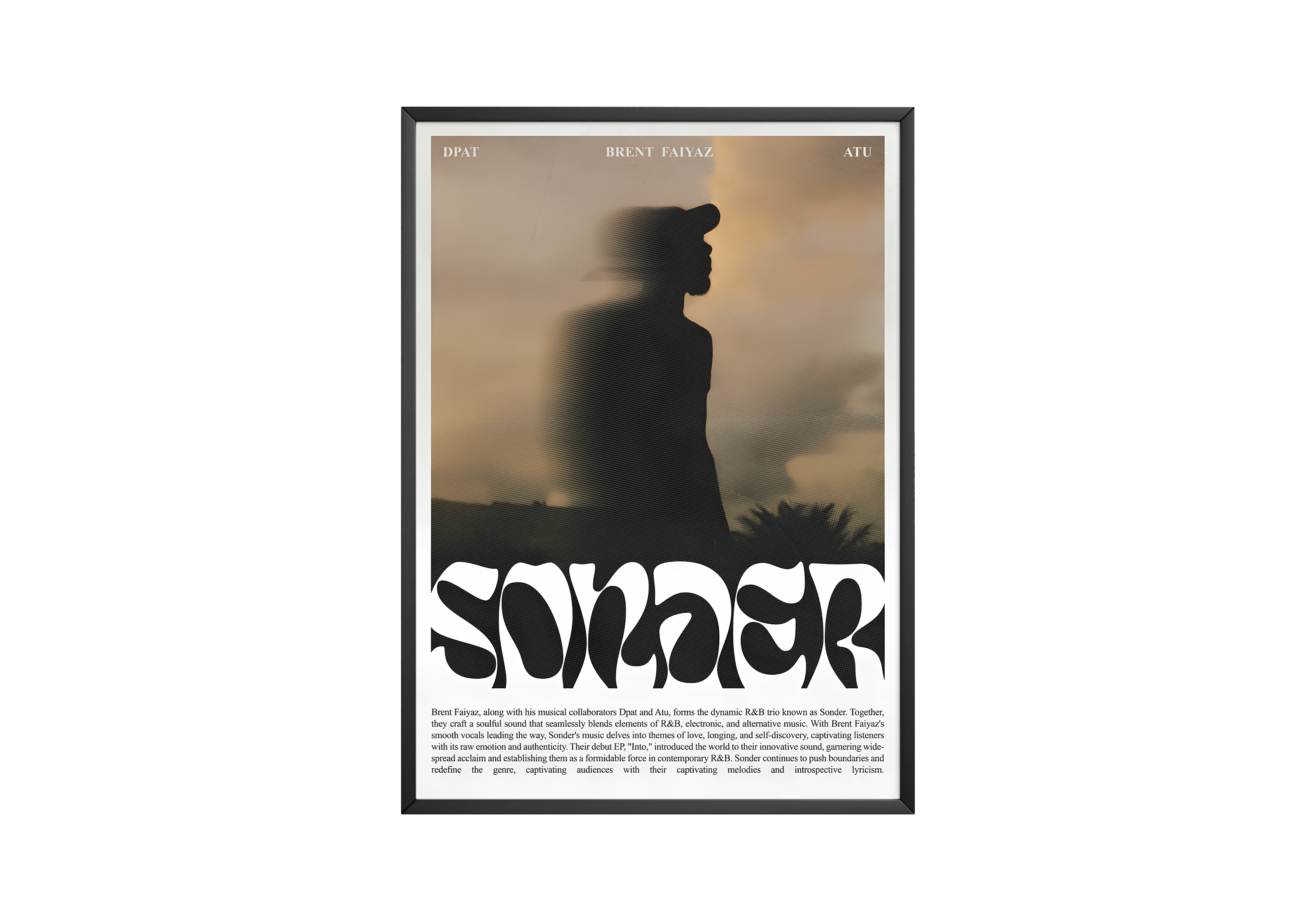 Brent Faiyaz 'Sonder' Chronicle Poster | Hype Posters