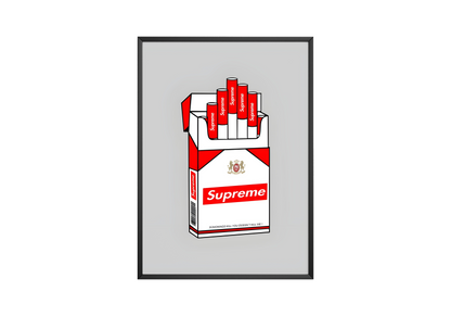 Supreme Smokes Poster | Hype Posters