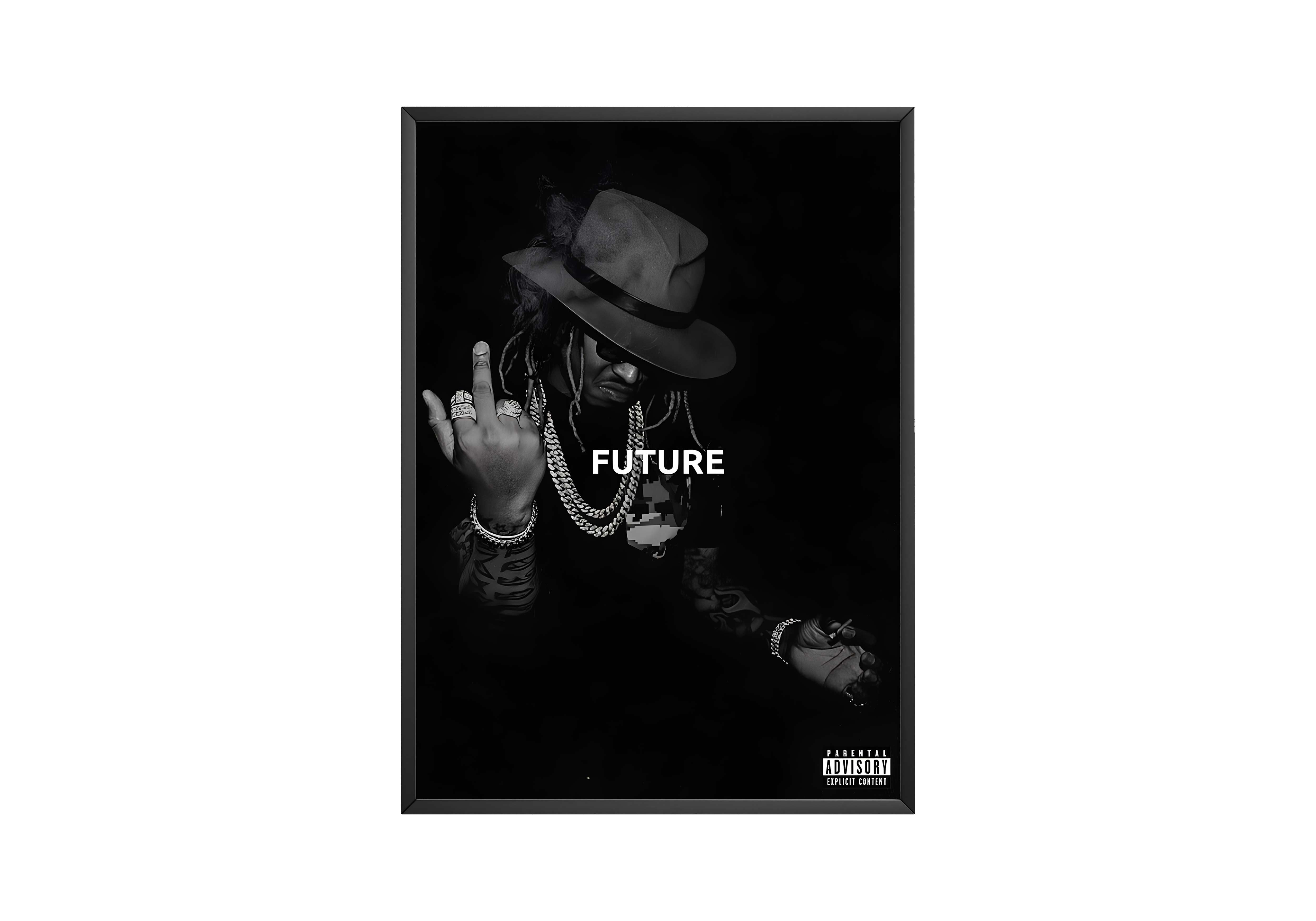 Future B&W Poster | Hype Posters