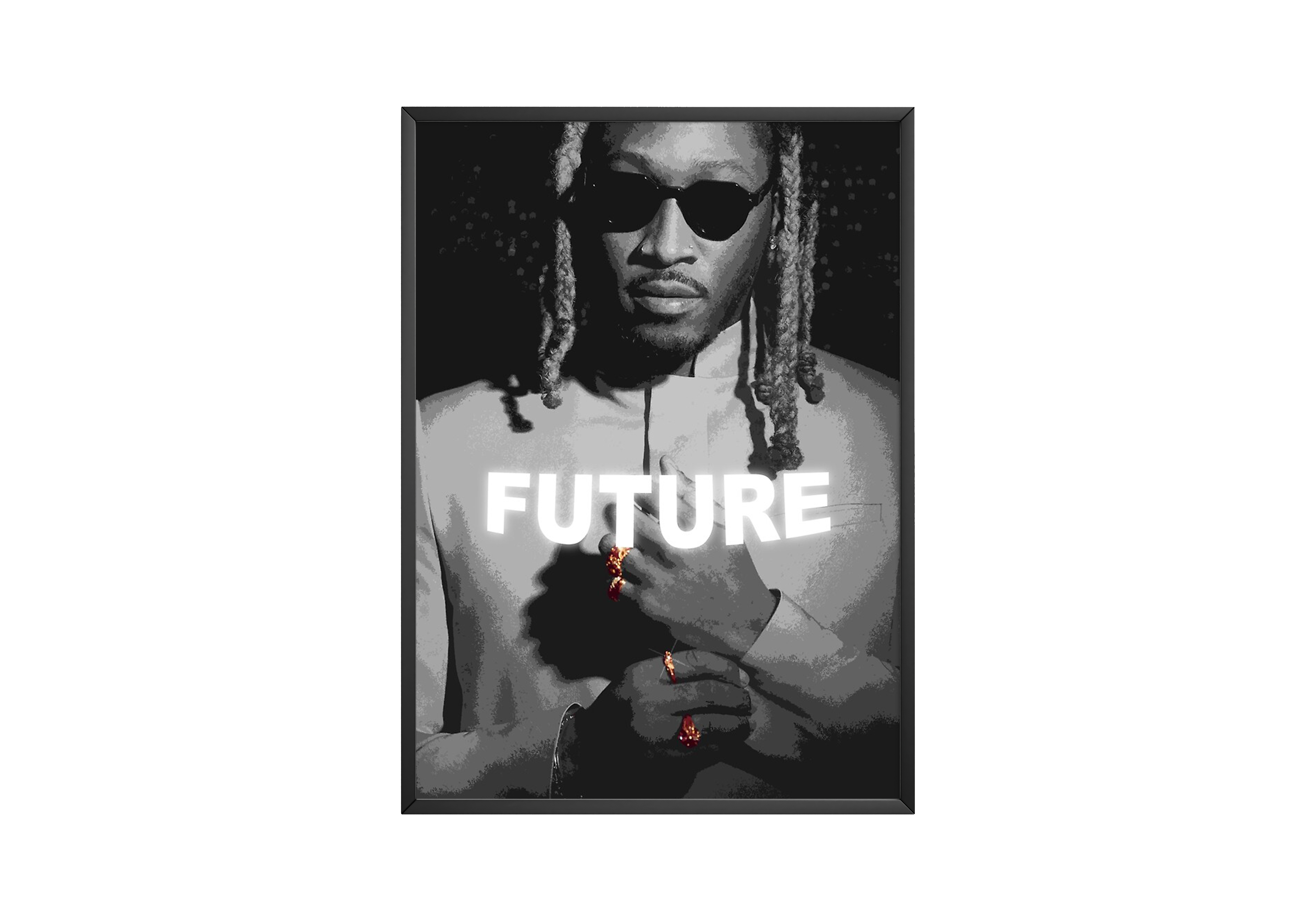 Future B&W Poster | Hype Posters