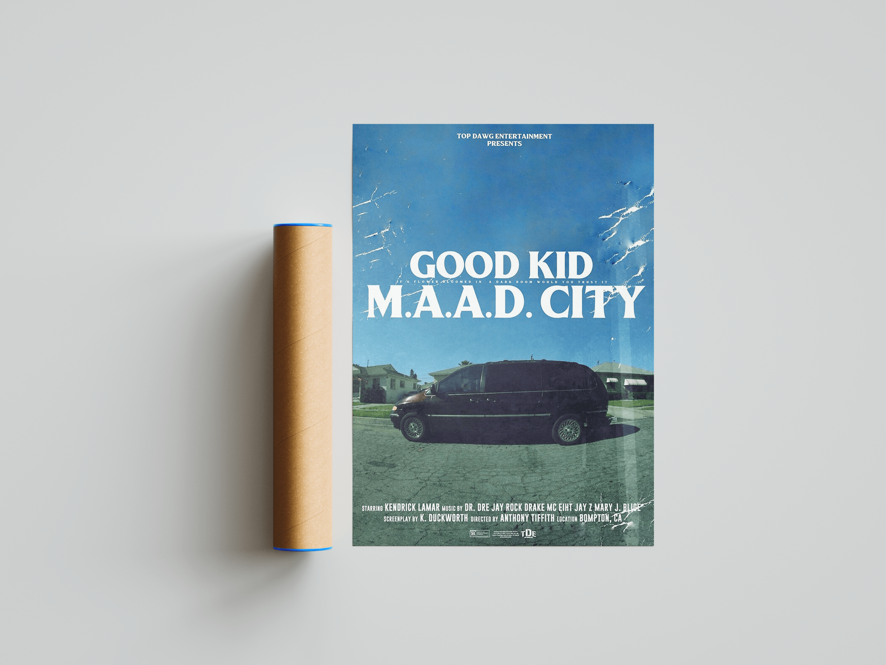 Kendrick Lamar 'Good Kid MAAD City' Poster | Hype Posters