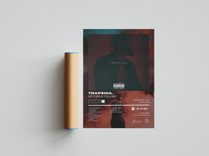 Bryson Tiller 'Trapsoul' Album Poster | Hype Posters