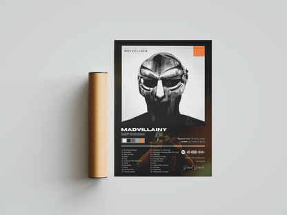 MF DOOM 'Madvillainy' Album Poster | Hype Posters