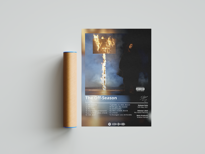 J Cole 'The Off-Season' Album Poster | Hype Posters