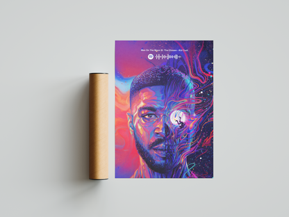 Kid Cudi 'Man On The Moon III' Spotify Poster | Hype Posters