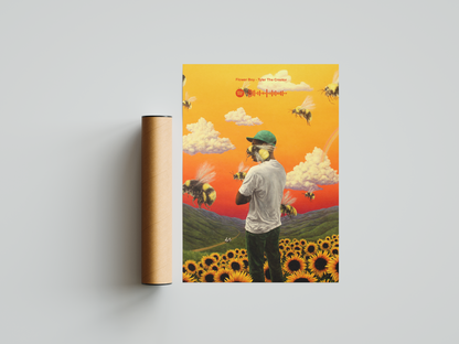 Tyler The Creator 'Flower Boy' Spotify Poster | Hype Posters