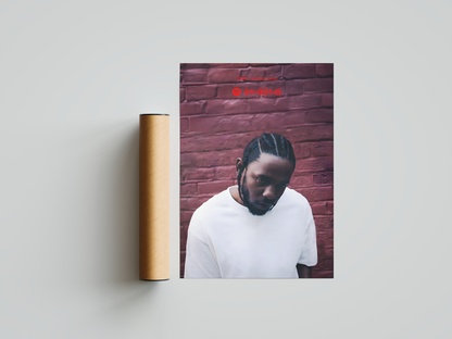 Kendrick Lamar 'DAMN' Spotify Poster | Hype Posters