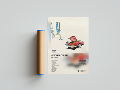 Don Toliver 'Heaven Or Hell' Album Poster | Hype Posters