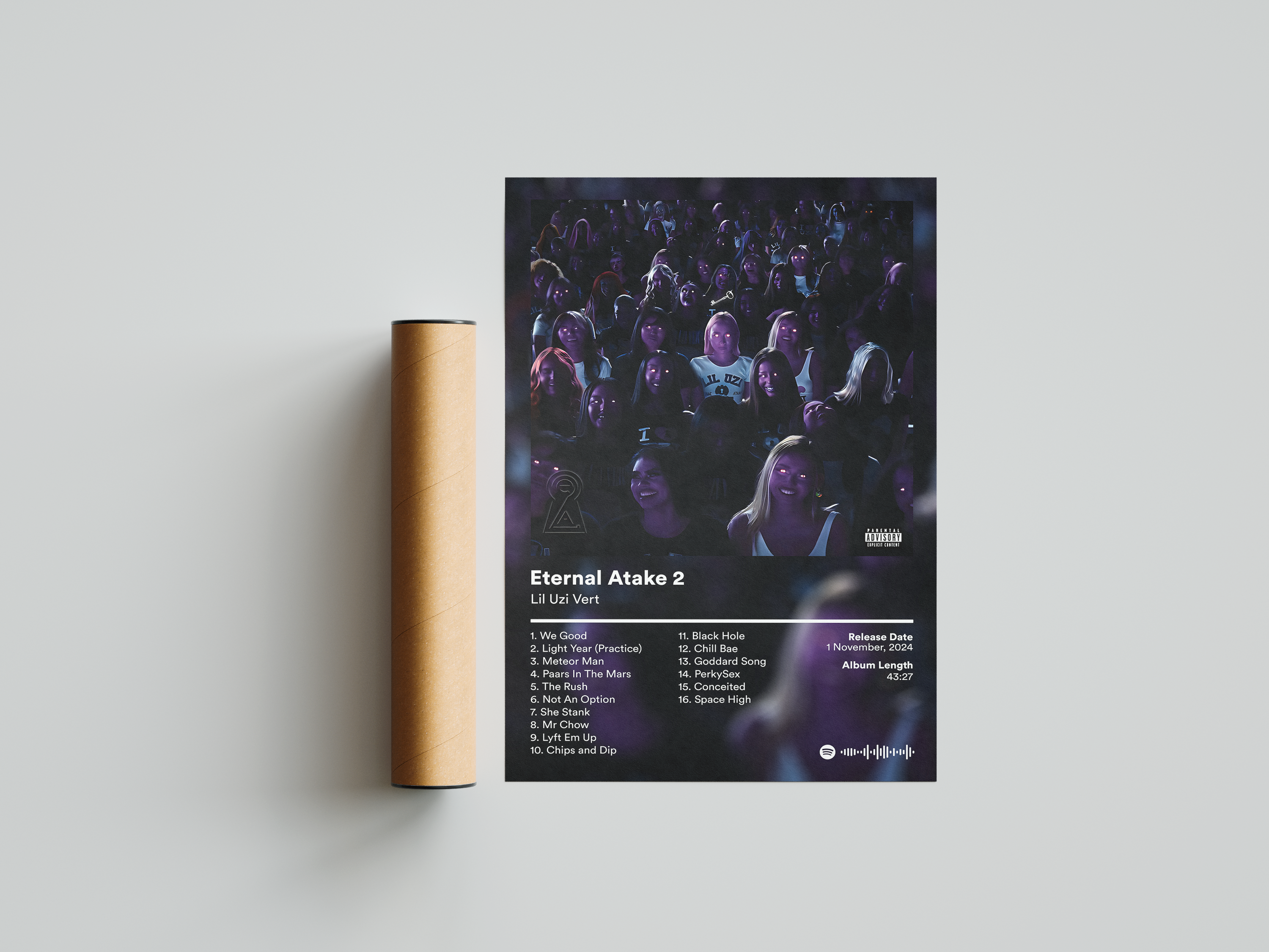Lil Uzi Vert 'Eternal Atake 2' Album Poster | Hype Posters