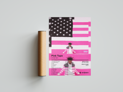 Lil Uzi Vert 'Pink Tape' Album Poster | Hype Posters