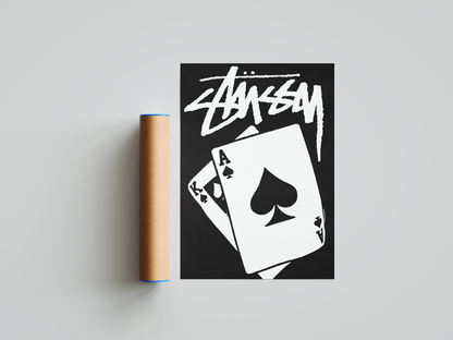 Stussy Ace King Poster | Hype Posters