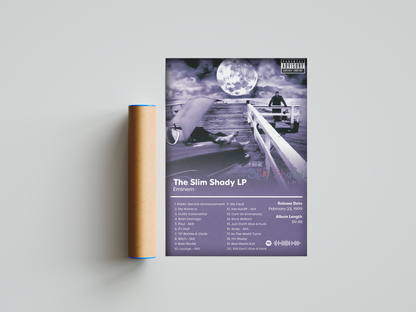 Eminem 'The Slim Shady LP' Album Poster | Hype Posters