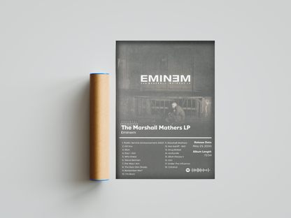 Eminem 'The Marshall Mathers LP' Album Poster | Hype Posters