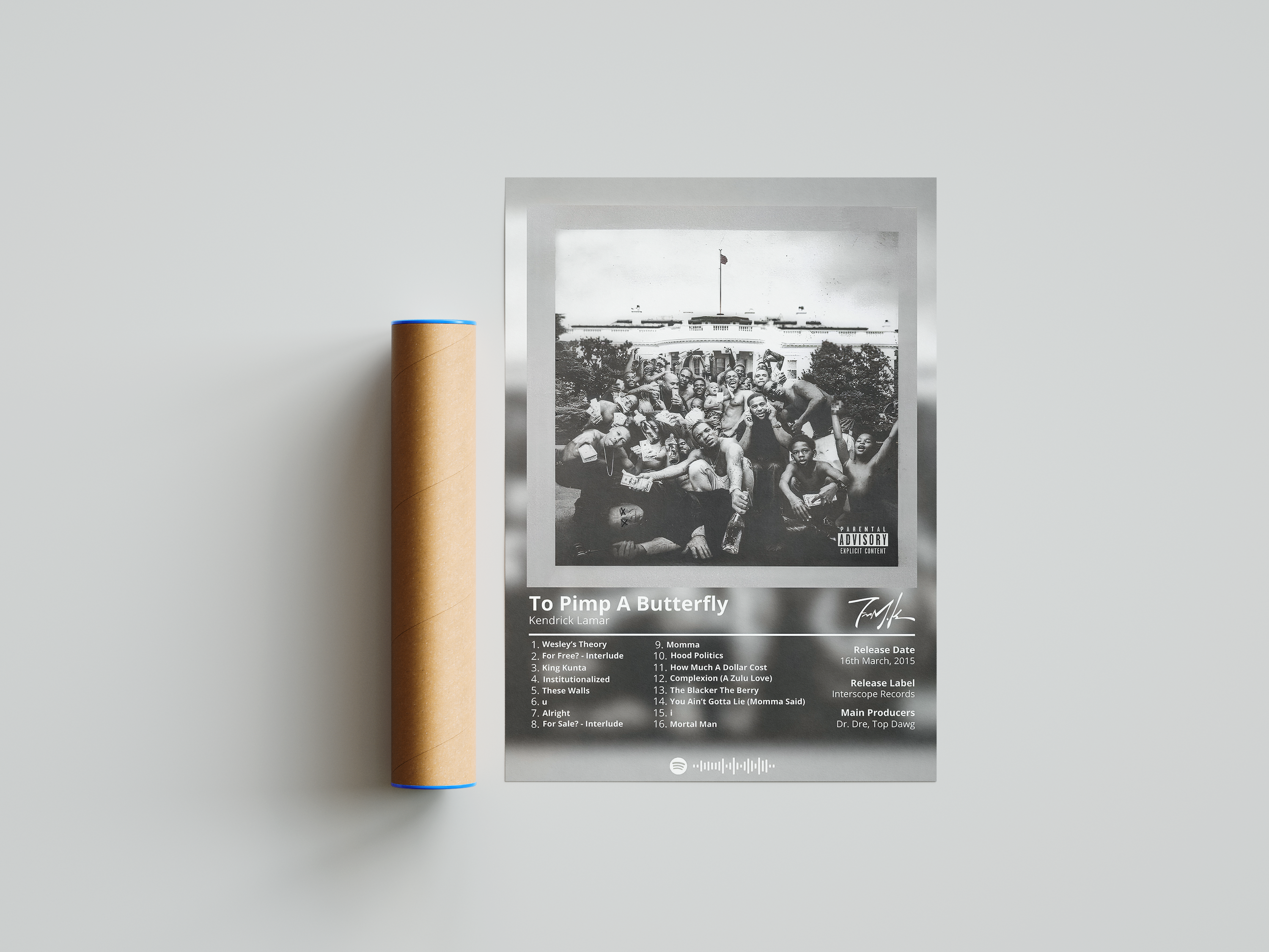 Kendrick Lamar - "To Pimp A Butterfly" Album Poster | Hype Posters