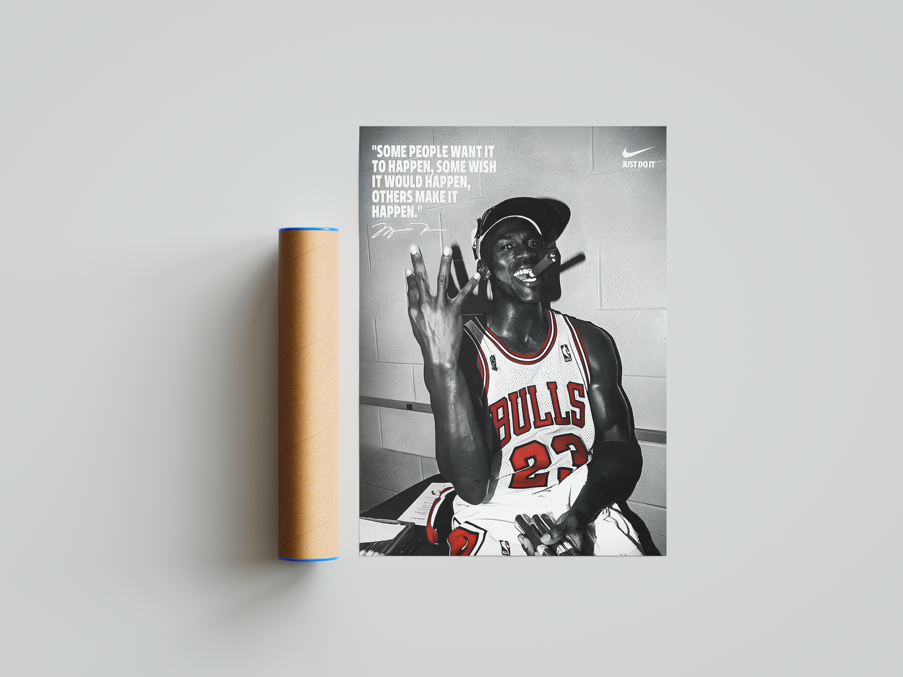 Michael Jordan Vintage Trophy Poster | Hype Posters